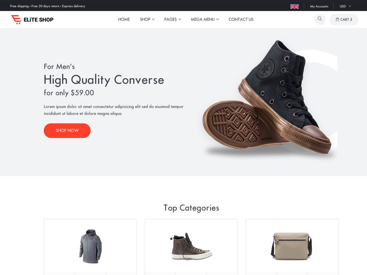 Elite Shop Bootstrap