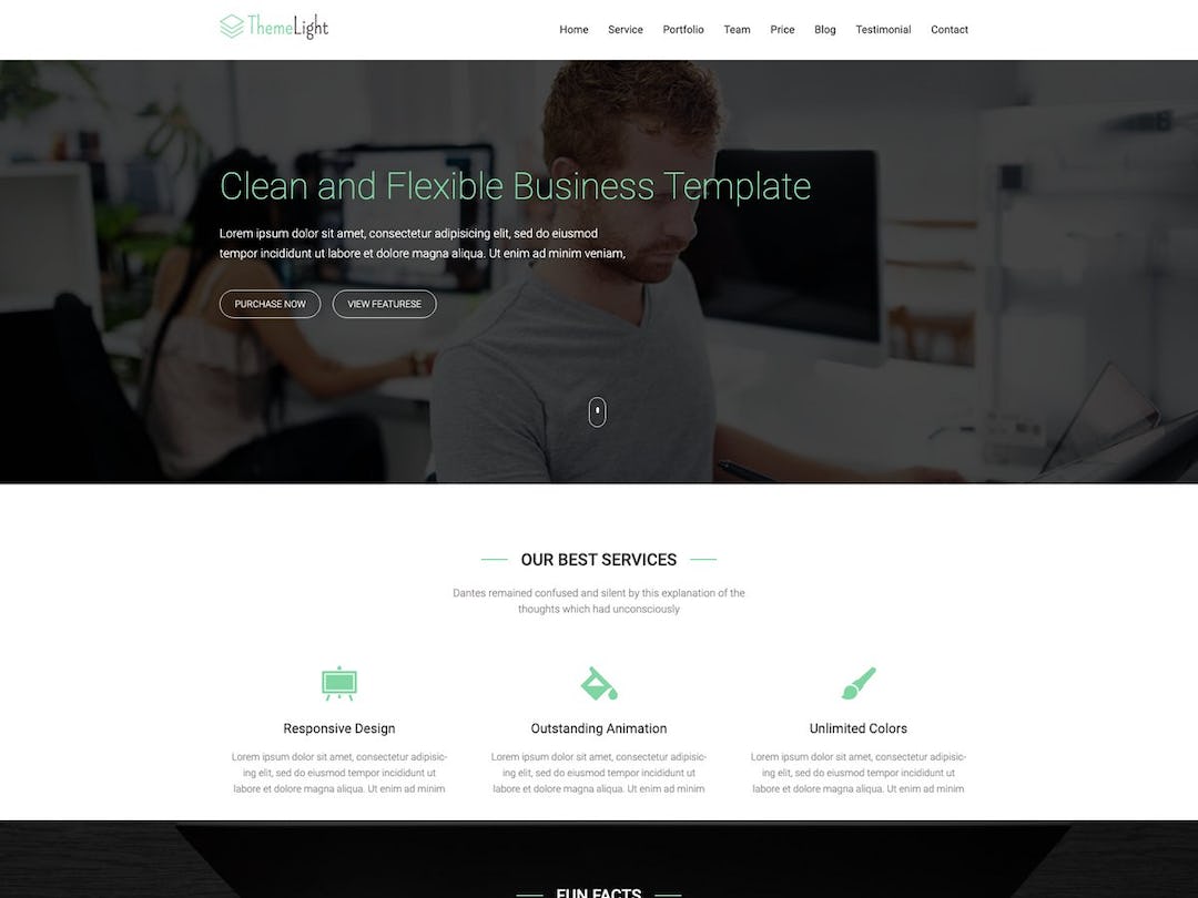 Themelight Bootstrap - Onepage Business Template