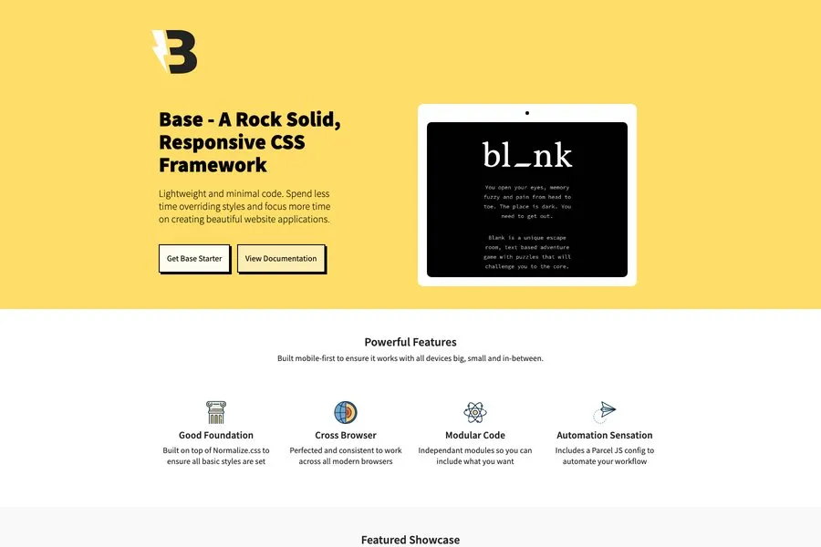 base-css-responsive-alternative-frameworks