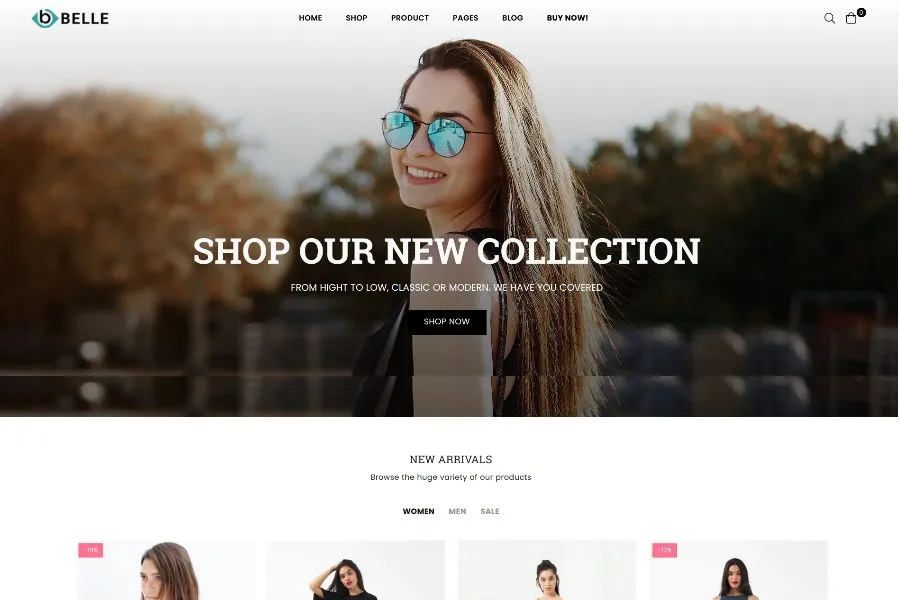 Belle - Clothing and Fashion Shopify Theme