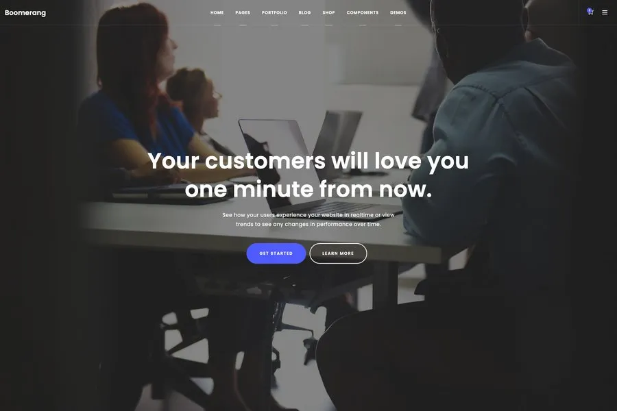 Boomerang - Premium Bootstrap Business & Corporate Template