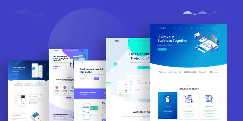 30+ Best Bootstrap Landing Page Templates 2023