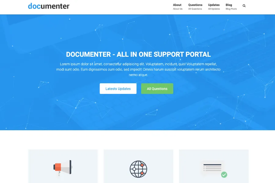 HTML Documentation Template