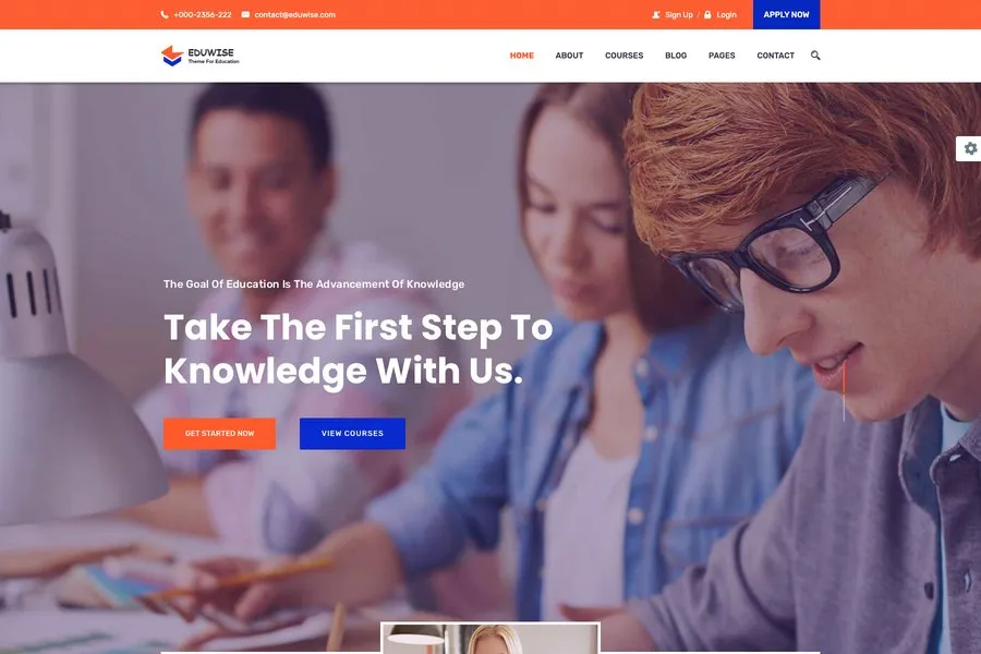 eduwise tutor website template