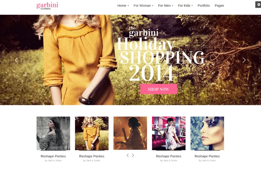 garbini bootstrap ecommerce template