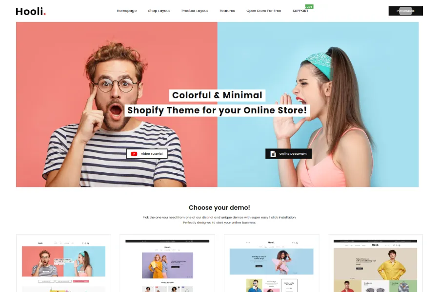 Hooli - Responsive Shopify Fashion Theme