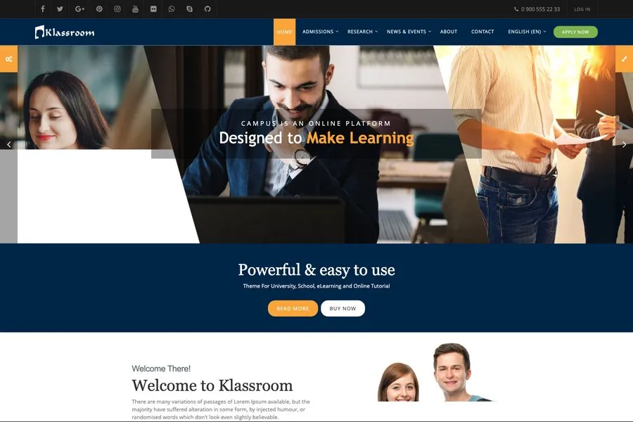 bootstrap-moodle-themes-klassroom