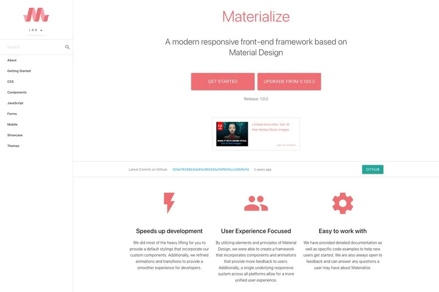 materialize-css-alternative-bootstrap-frameworks