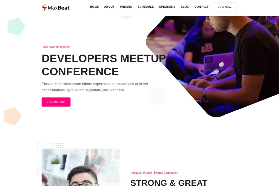 MaxBeat - Event & Conference HTML Template