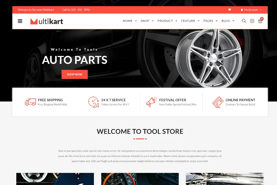 Multikart - Shopify Multipurpose Theme