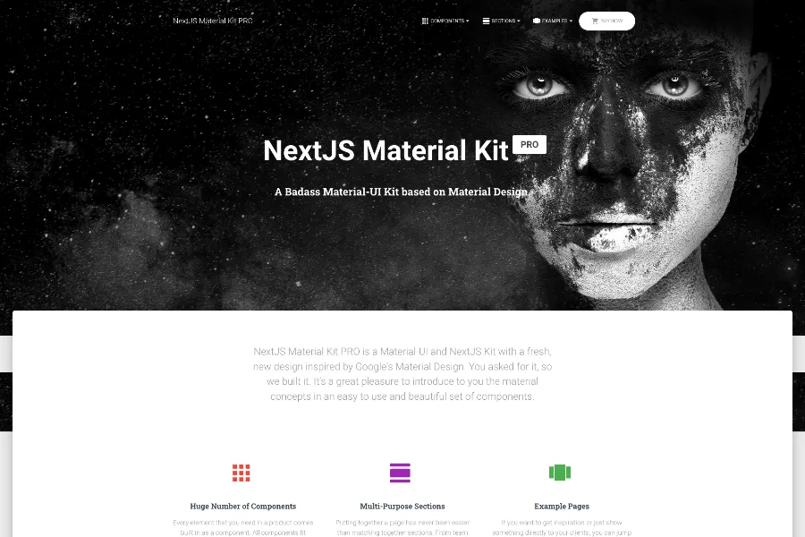 nextjs material kit