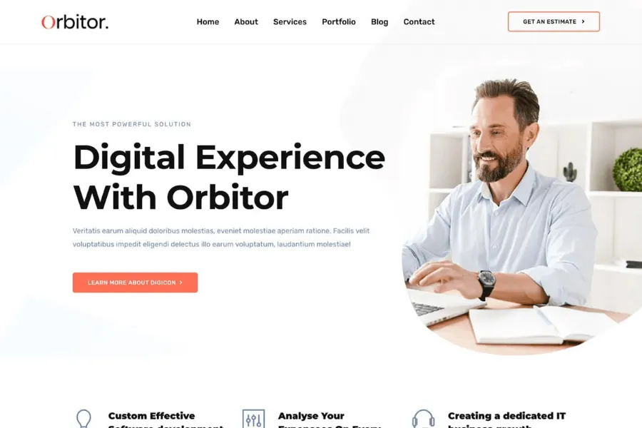 orbitor bulma agency template