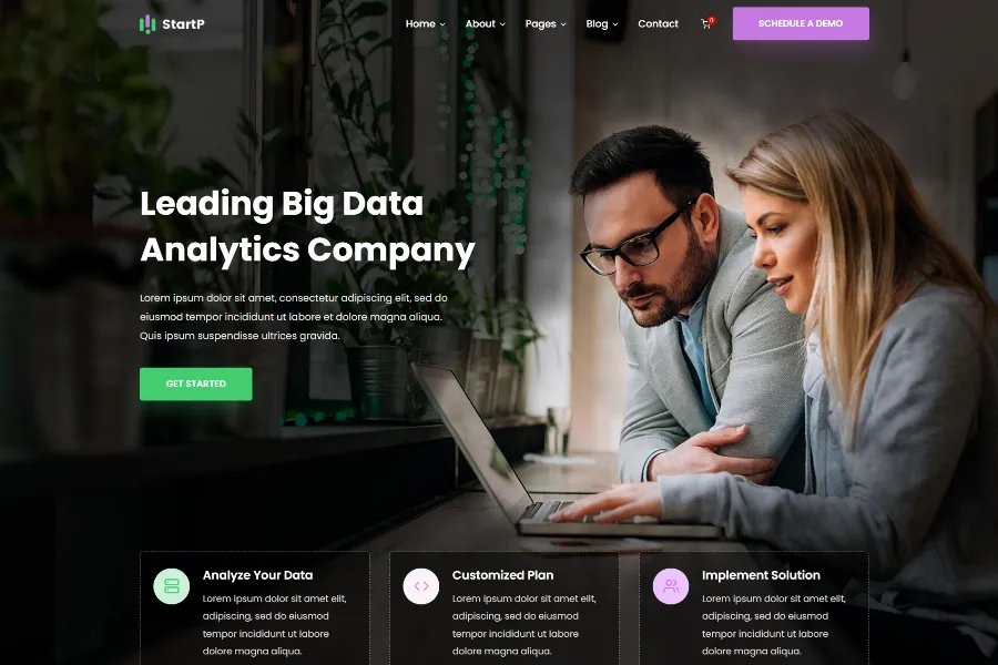 Pasona Nuxtjs AI Startup Website Template