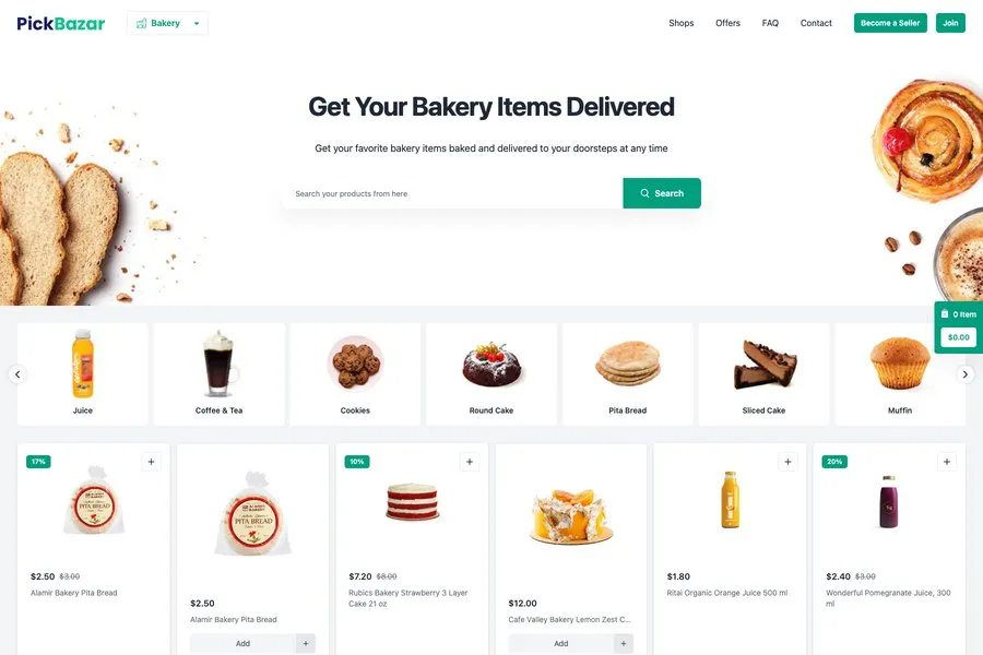 pickbazar eCommerce template