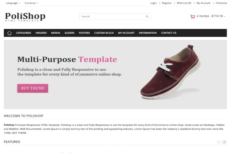 polishop premium ecommerce html template