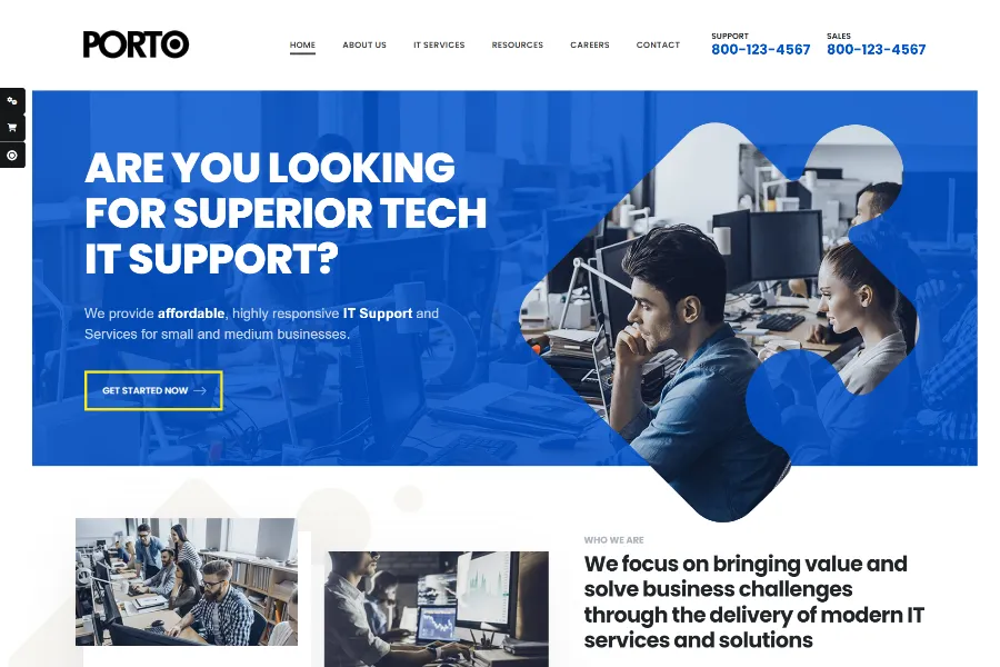 porto Bootstrap It Website Template