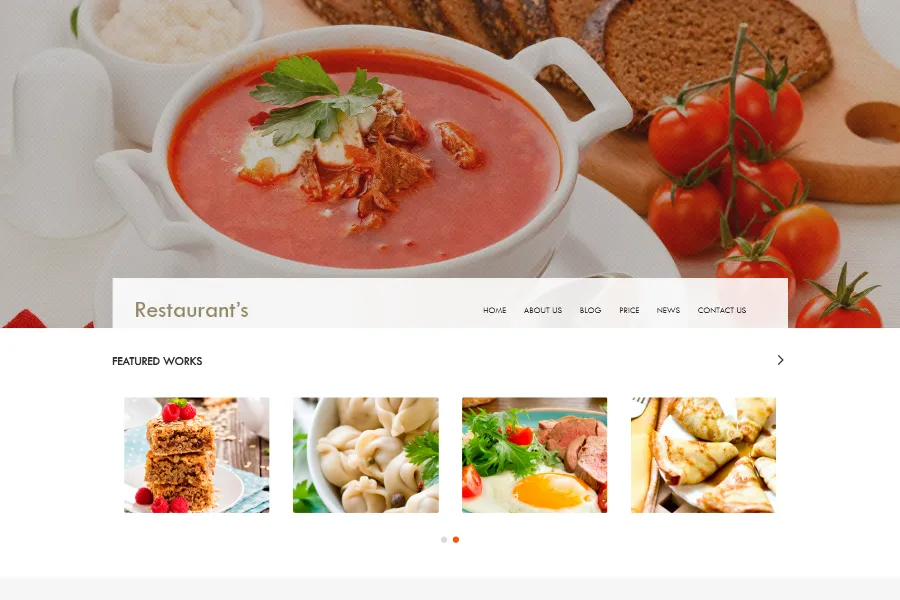 Restaurant Responsive Hugo Theme