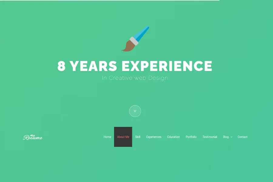 resumex bootstrap portfolio template