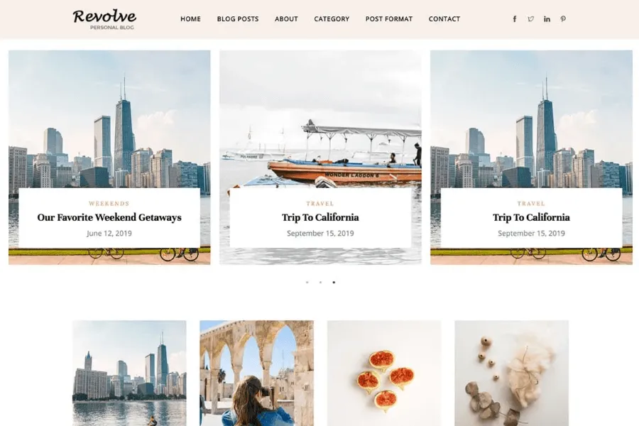 Revolve - Premium Bootstrap Blog Template