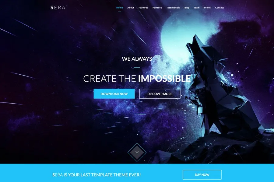 sera single page jekyll portfolio themes