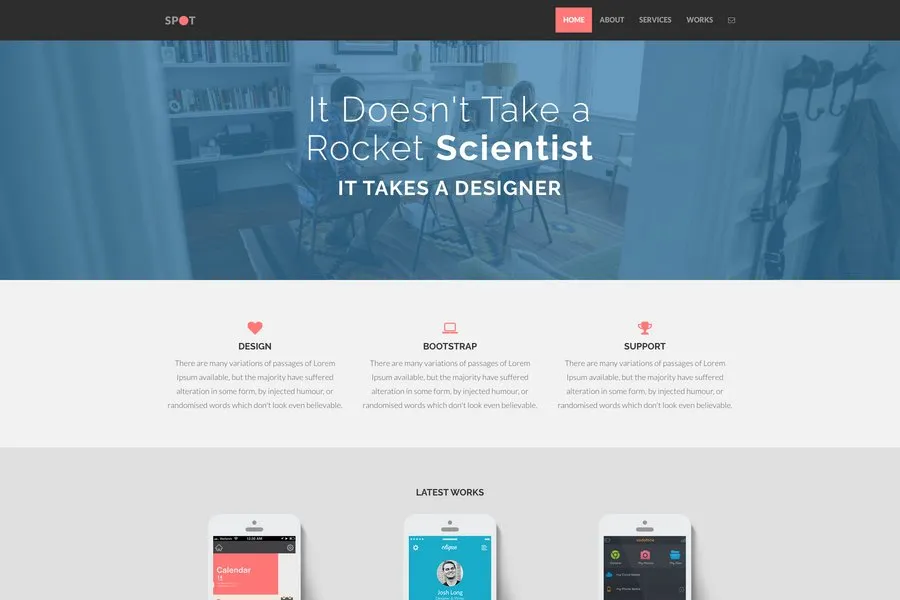 Spot – html template