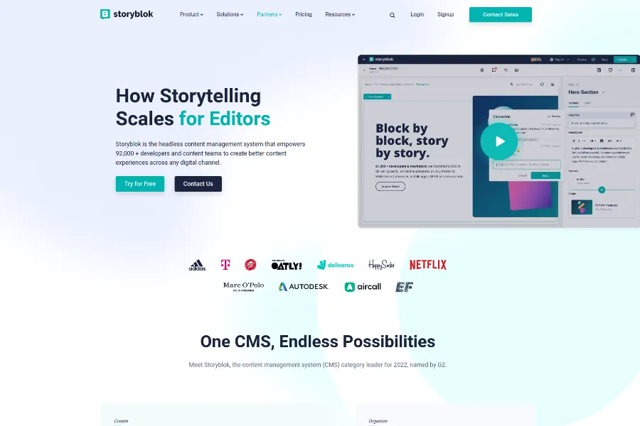 storyblok cms