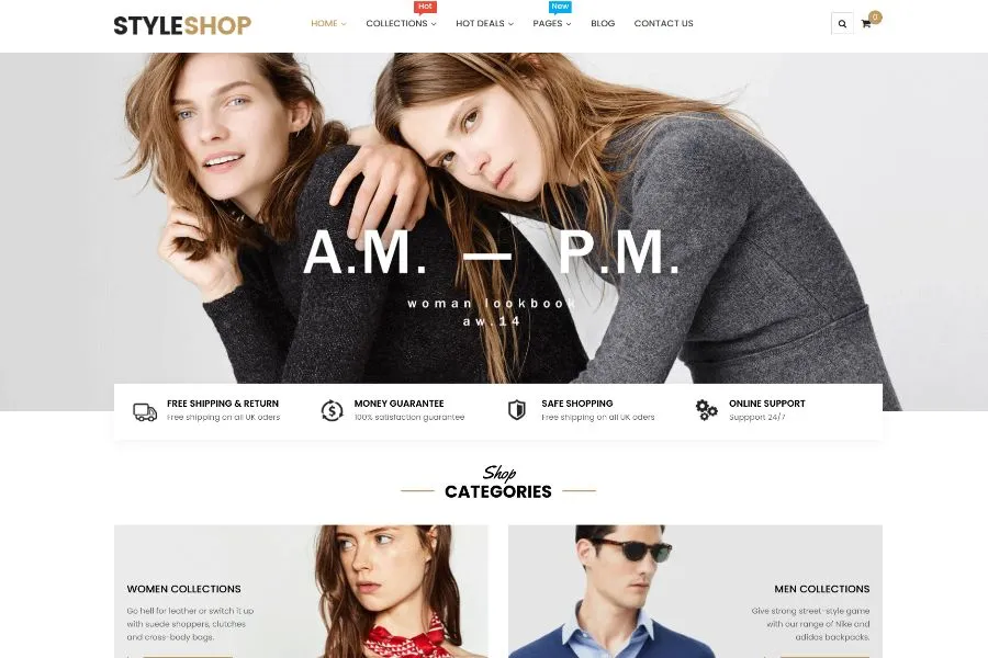 styleshop clothing and fashion shopify themes