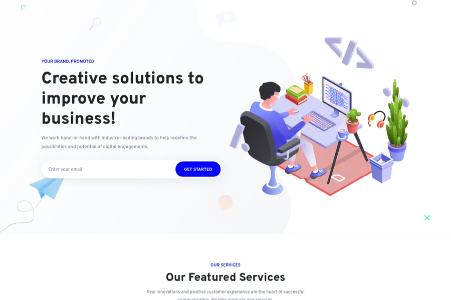 taiker nextjs agency template