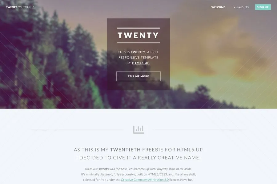 Twenty - Html5 business template