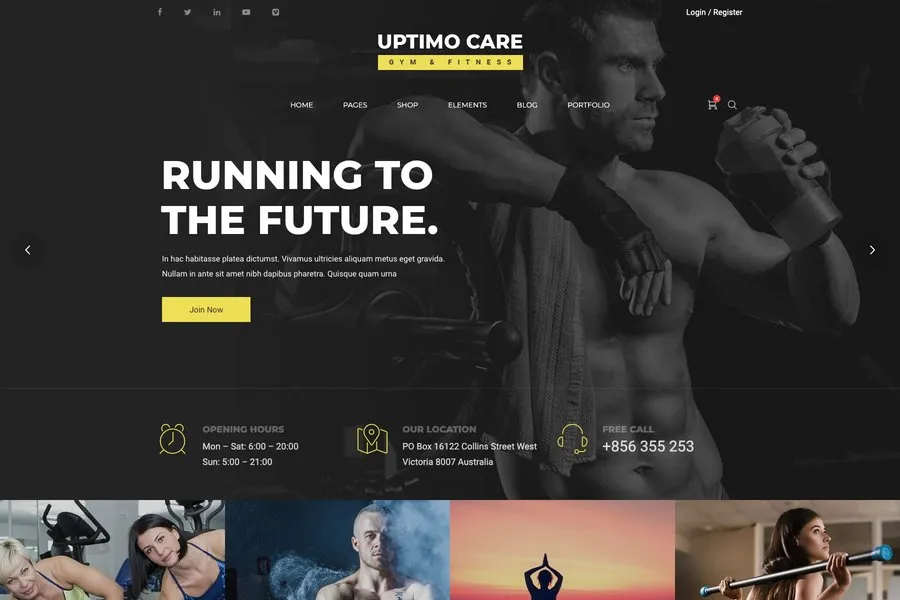 uptimo multipurpose bootstrap template