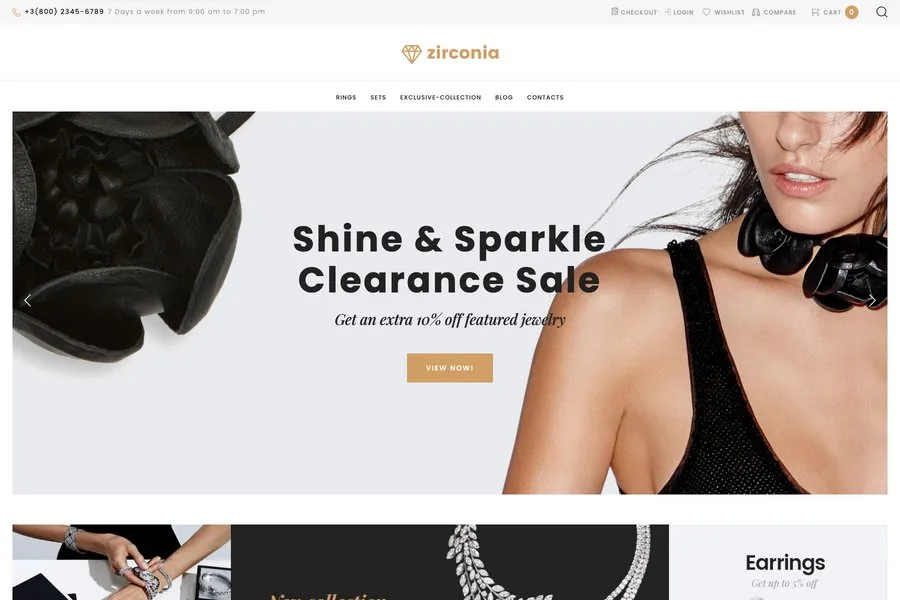 zirconia woocomerce responsive template